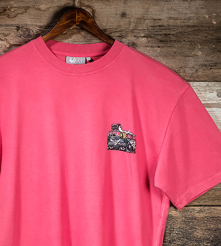 Old's Cool Van T-Shirt - Small Chest Print - Pink
