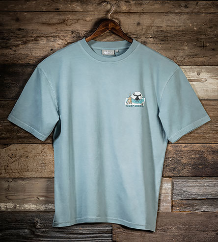 Don't Spoil The Moment T-Shirt - Small Chest Print - Aqua