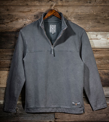 Uber Moose 1/4 Zip Fleece - Charcoal