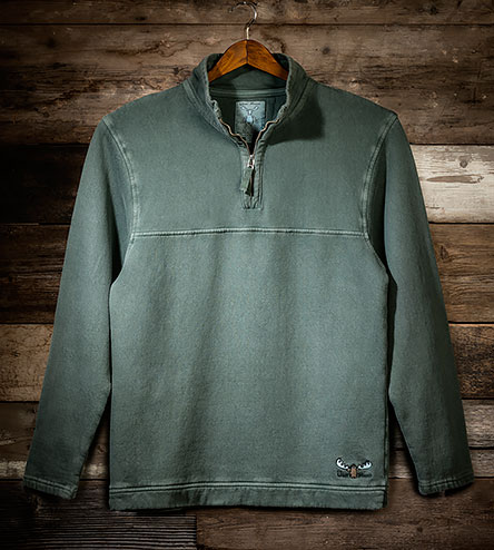 Uber Moose 1/4 Zip Fleece - Green