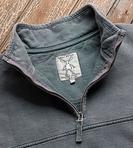 Uber Moose 1/4 Zip Fleece - Charcoal