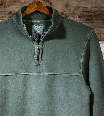 Uber Moose 1/4 Zip Fleece - Green