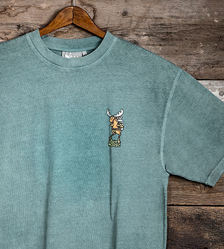 Don't Just Sit There T-Shirt - Small Chest Print - Stone Blue
