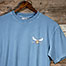 DJST Bike T-Shirt - Small Chest Print - Denim