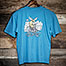 Old's Cool Chopper T-Shirt - Large Back Print - Alaskan Blue