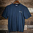 Old's Cool Chopper T-Shirt - Small Chest Print - Indigo
