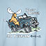 All Terrain T-Shirt - Large Back Print - Sky