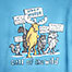 Call Of the Wild T-Shirt - Large Back Print - Alaskan Blue