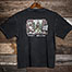 Don't Just Sit There T-Shirt - Large Back Print - Graphite