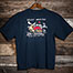 Start When You Stop T-Shirt - Large Back Print - Indigo