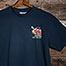 Start When You Stop T-Shirt - Small Chest Print - Indigo