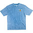 Happy Moose T-Shirt - Small Chest Print - Denim